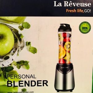 Personal Blender! Smoothies on the go! It’s as simple as blend and go!